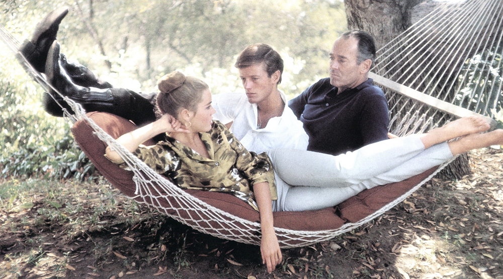 peter fonda, jane fonda, henry fonda, fonda family, early 1960s, father, daughter, son