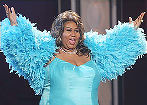 aretha franklin 2008, african american singer, songwriter, grammy awards, rock and roll hall of fame, hit songs, respect, you make me feel like a natural woman, think, whos zoomin who, i say a little prayer, aretha franklin older 