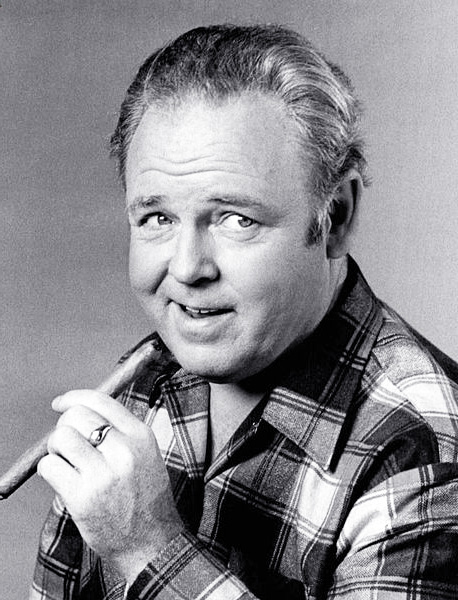 carroll oconnor 1975, american actor, classic sitcoms, tv shows, all the family, archie bunker, television series, in the heat of the night