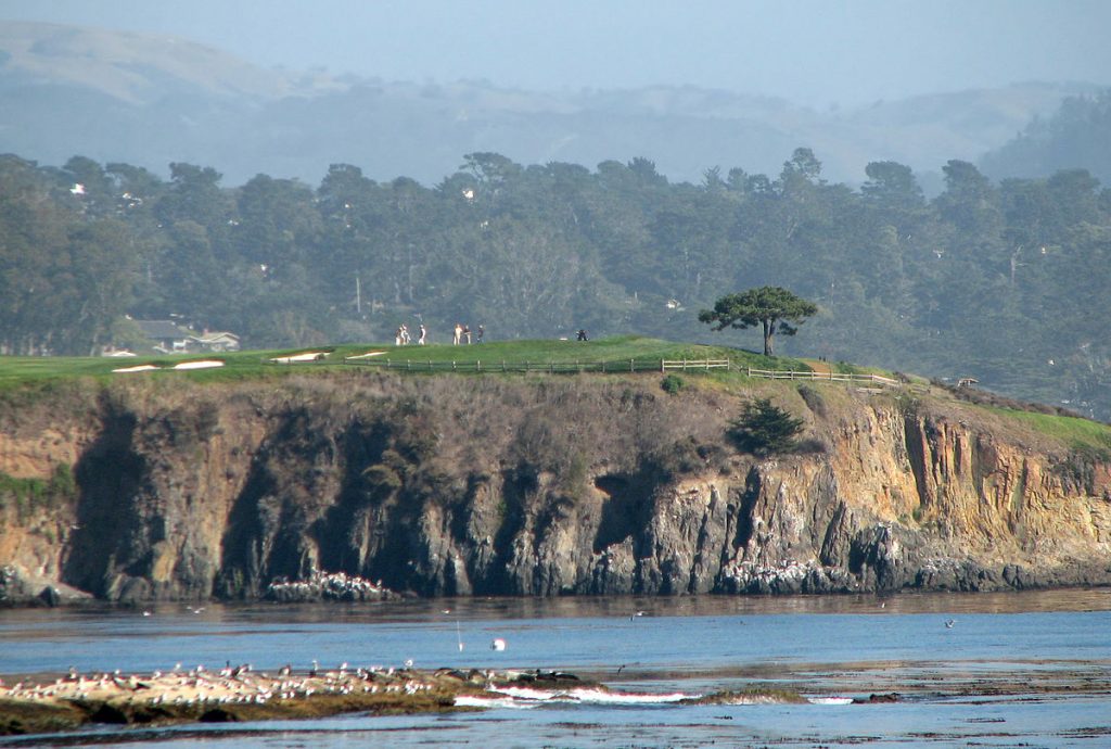 clint eastwood owner, pebble beach golf links, 6th hole, california