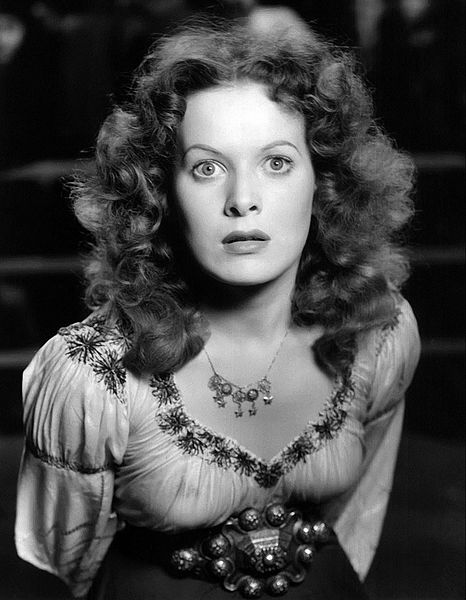 maureen o'hara 1939, irish american actress, 1930s movie star, nee maureen fitzsimmons