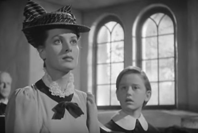 maureen o'hara 1951, irish american actress, roddy mcdowall, child actor, 1940s movies, how green was my valley, john ford films