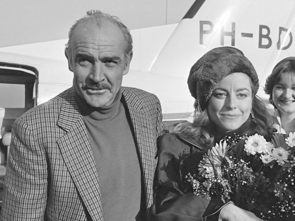 sean connery 1983, wife micheline roquebrune, married