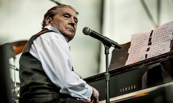 jerry lee lewis 2011, american singer, songwriter, musician, pianist, piano player, older, senior citizen, octogenarian