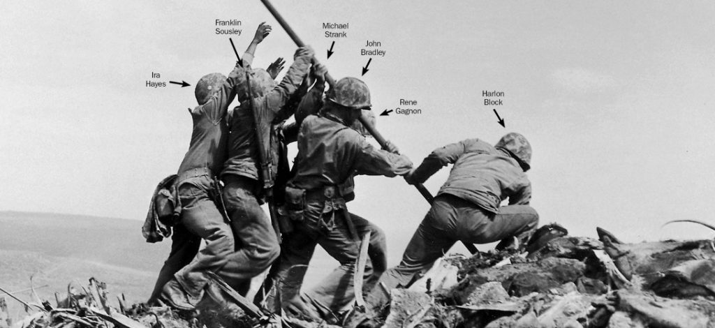 1945 february, february 1945, baby boomers, baby boomer trivia, baby boomer generation, seniors, senior citizen, septuagenarian, world war ii, wwii, american soldiers, battle of iwo jima, american flag on iwo jima, joe rosenthal photograph