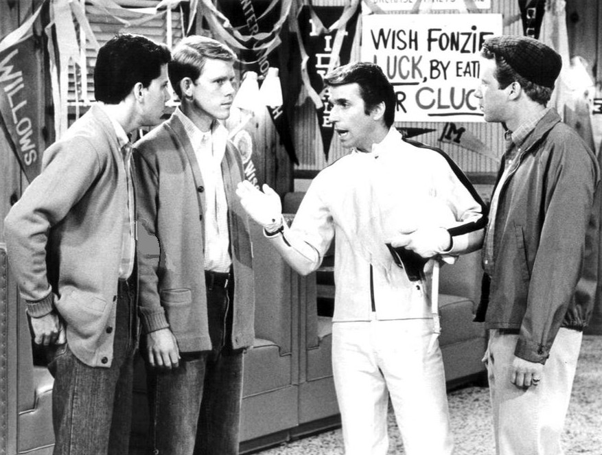 henry winkler 1975, happy days cast, arthur fonzarelli, the fonze, fonzie, ...