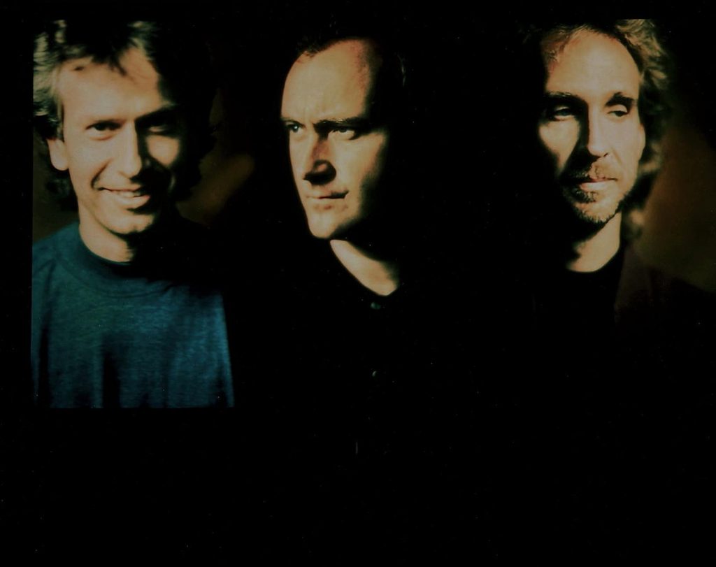 phil collins 1991, genesis band, tony banks, mike rutherford, younger, english rock band