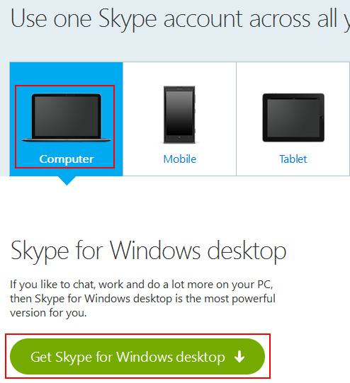 skype download screen, how skype works, skype tutorial, techboomers tutorial