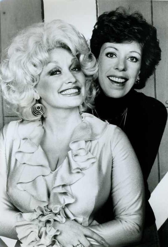 carol burnett 1980, dolly parton 1980, american actresses, singer, tv special, friends