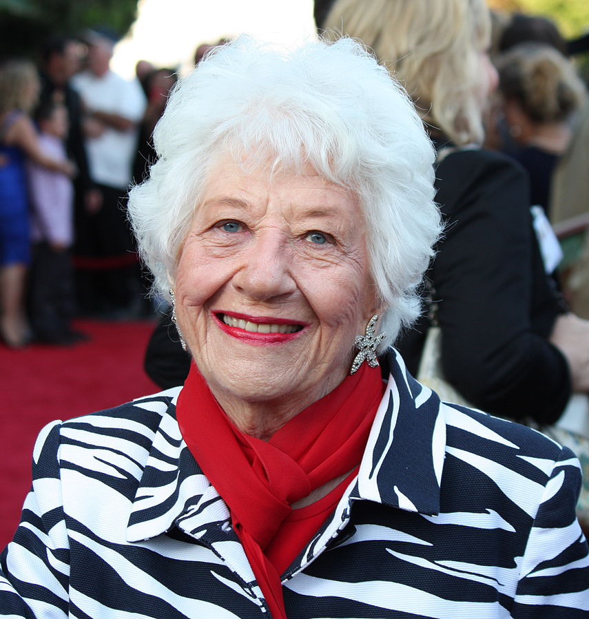 charlotte rae 2012, american actress, broadway, tv series, the facts of live, senior citizen, octogenarian