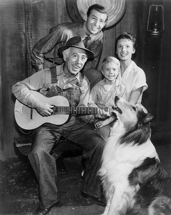 cloris leachman 1957, lassie cast members, 1950s tv shows, classic television series, american actors, george chandler, joe shepodd, child actors, jon provost