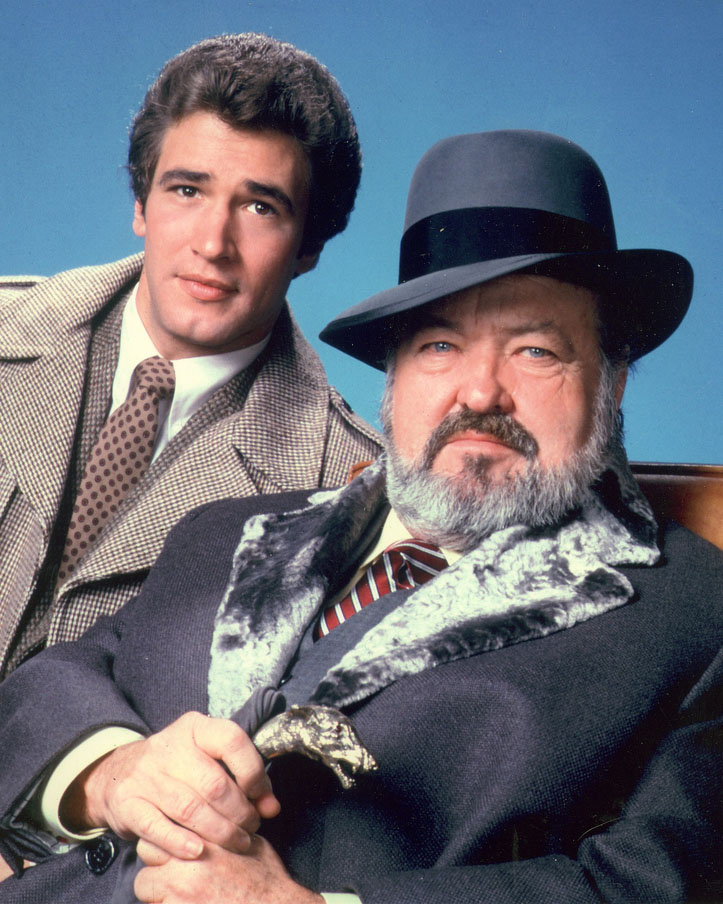 william conrad 1981, nero wolfe, american actor, 1980s tv shows, 1980s television series, tv detective shows, costars, lee horsley, allan miller, george wyner