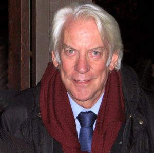 donald sutherland 2005, canadian actor, older, senior citizen