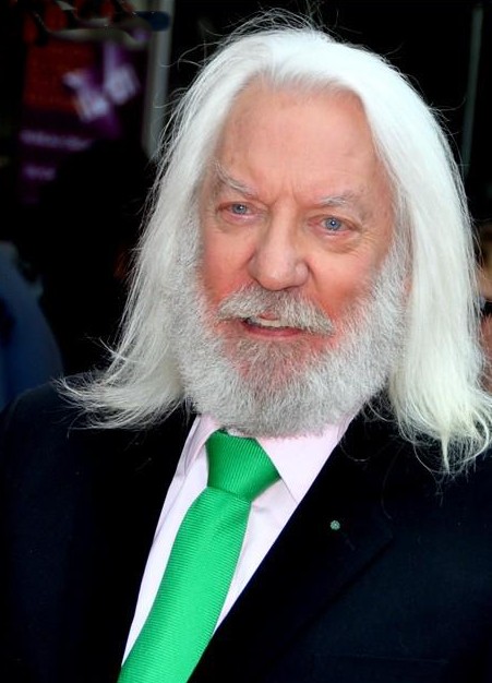 donald sutherland 2012, canadian actor, senior citizen