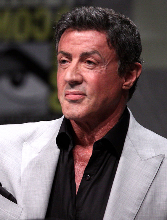 sylvester stallone 2012, american actor, action movie star, older