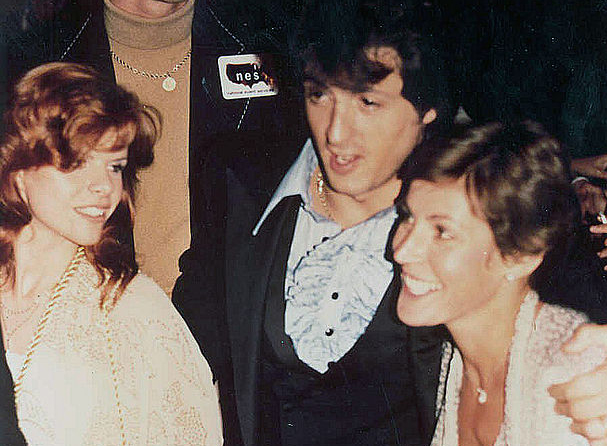 sylvester stallone 1978, first wife sasha czack, helen reddy, fist premier, american actor