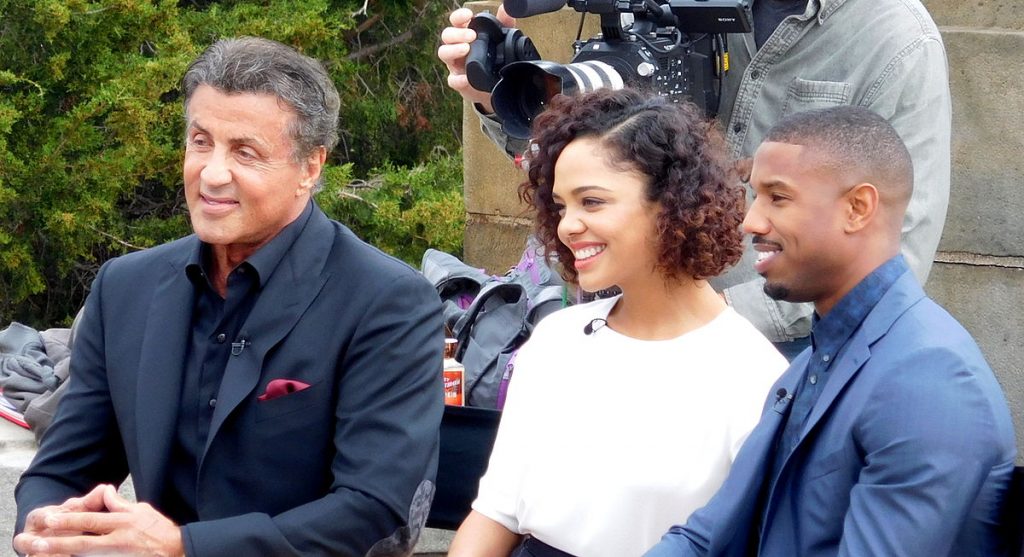 sylvester stallone 2015, american actors, 2015 movies, academy award nominations, creed, tessa thompson, michael b jordan, rocky sequel