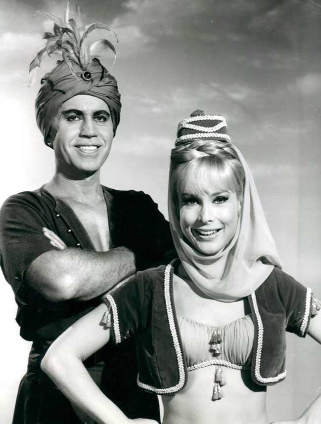 barbara eden 1965, american actress, husband michael ansara, 1960s television series, 1960s tv sitcoms, married