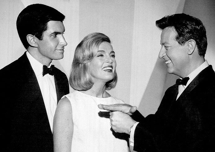 george hamilton 1963, lizabeth scott, stump the stars, 1960s game shows, movie actor, american actor, actress, celebrity