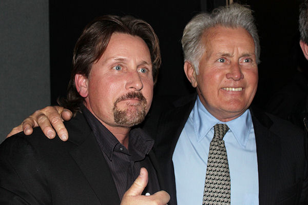 martin sheen 2011, son emilio estevez, father and son, american actors