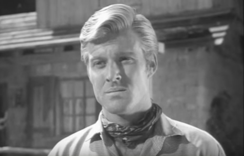 robert redford 1960, american actor, younger, 1960s television series, 1960s tv guest star, tate comanche scalps guest star