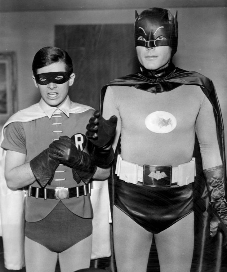 adam west 1968, batman, bruce wayne, burt ward, robin, 1960s television series, 1960s tv shows, 1960s movies, american actors