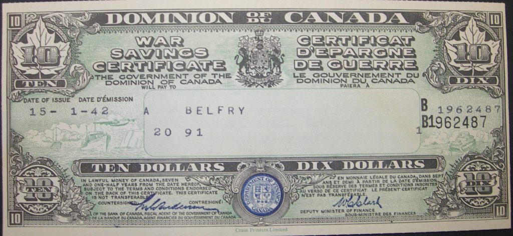 1946 october, canada savings bonds, payroll savings program, csb, 1942, war bonds, war savings certificate, canada