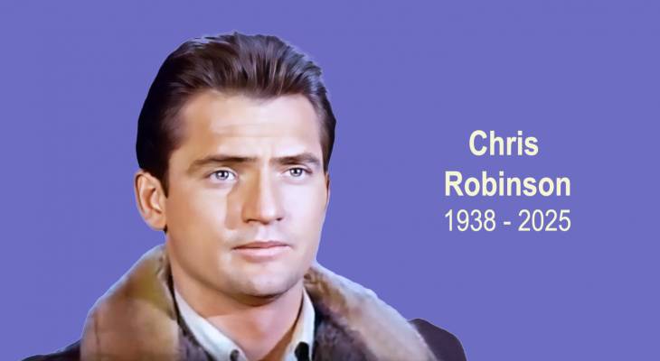 chris robinson, american actor, born 1938, died 2025, film star, television series, 1960s tv shows, 12 oclock high, tv star