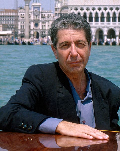 leonard cohen 1988, younger, canadian singer, songwriter, hit singles, hello maryanne, died 2016, born