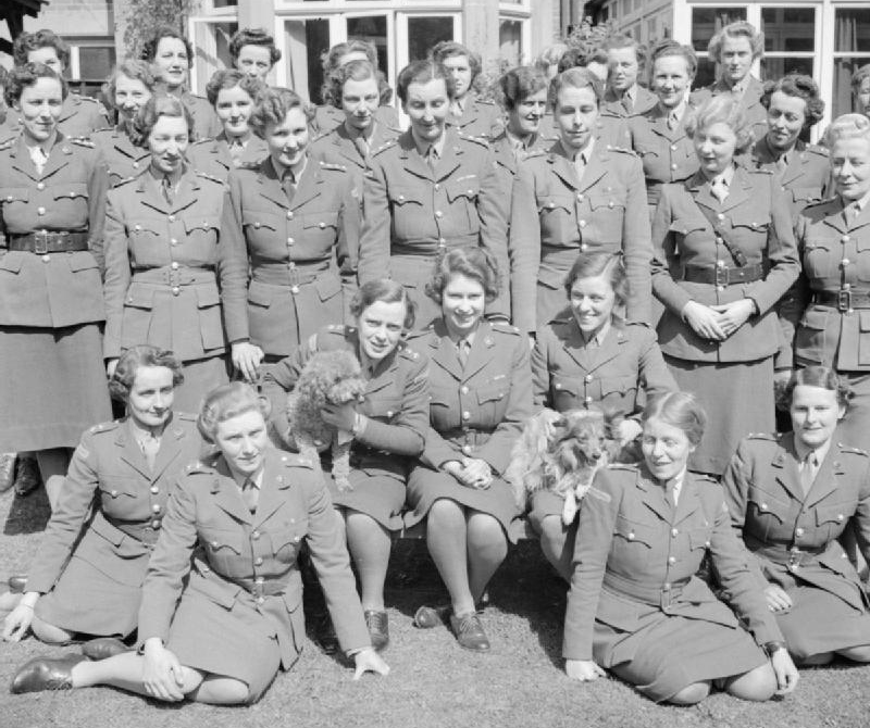 princess elizabeth 1945, queen elizabeth, auxiliary territorial service training, world war ii, wwii