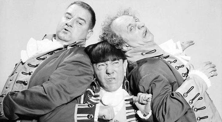 january 1952, curly howard died, the three stooges, movie brothers, moe howard, shemp howard, comedians, comedic actors, vaudeville comedy acts, comedy movies, larry fine