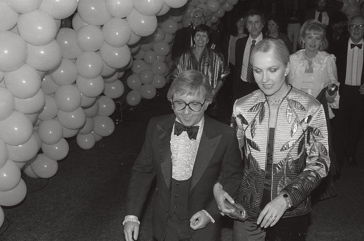 arte johnson, wife gisela johnson, 1980