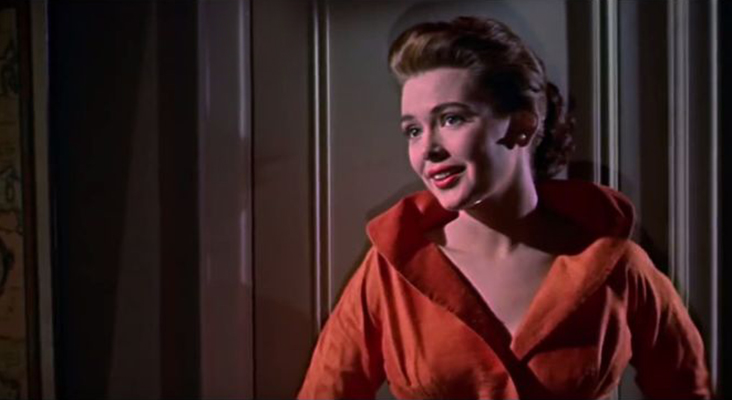 barbara rush 1956, american actress, younger, 1950s movies, bigger than life