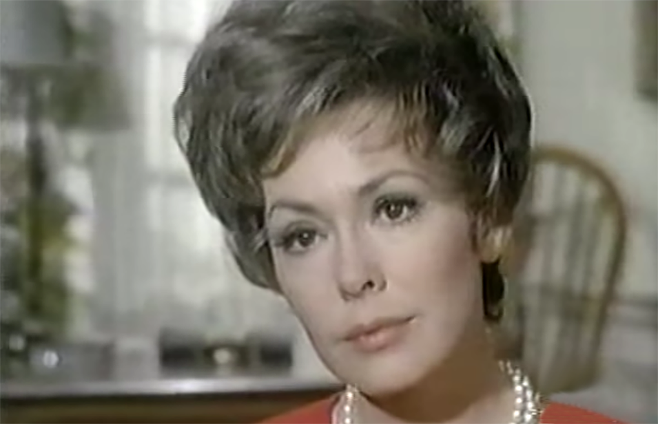 barbara rush 1969, american actress, 1960s television series, 1960s tv soap operas, peyton place marsha russell