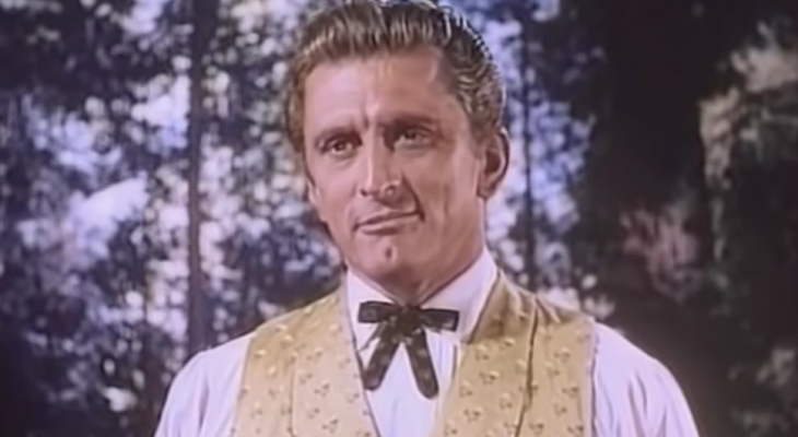 kirk douglas 1952, american actor, 1950s movies stars, 1950s movies, the big trees