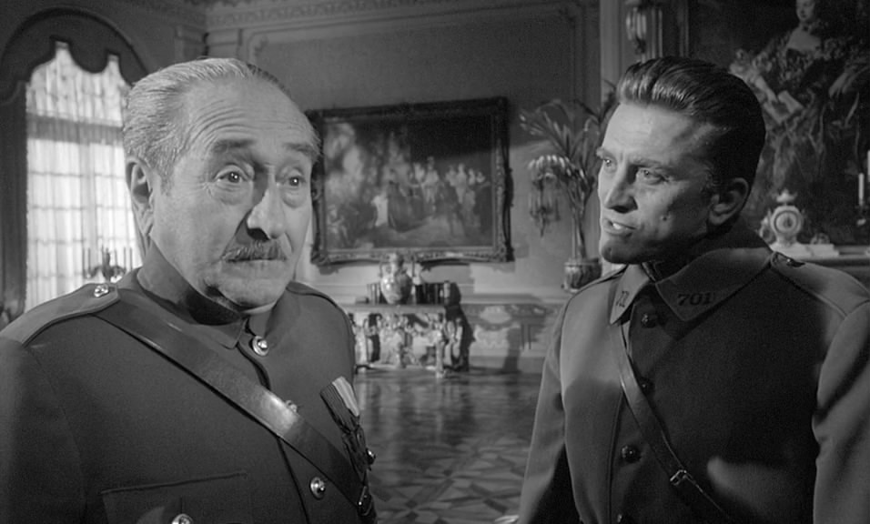 kirk douglas 1957, adolphe menjou, 1950s movies, paths of glory, world war ii movies