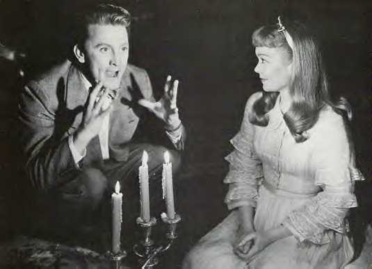 kirk douglas 1950, american actor, jane wyman, american actress, 1950s movies, the glass menagerie