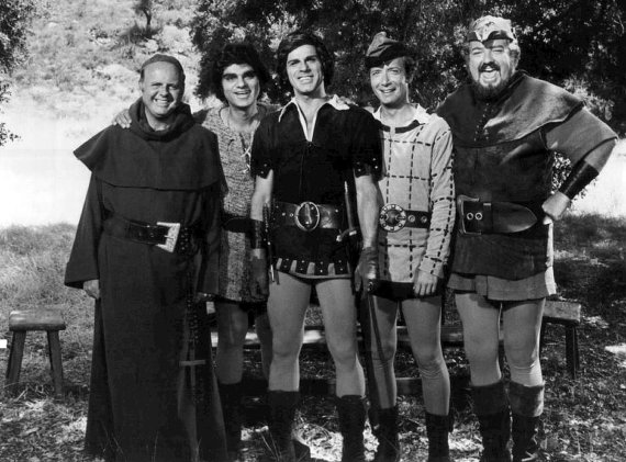 dick gautier, richard gautier, actor, when things were rotten, robin hood, cast, dick van patten, bernie kopell, 1970s sitcoms, 1970s tv shows, 1970s television series, american actors