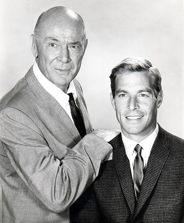 james franciscus 1963, dean jagger 1965, american actors, 1960s television series, mr novak stars