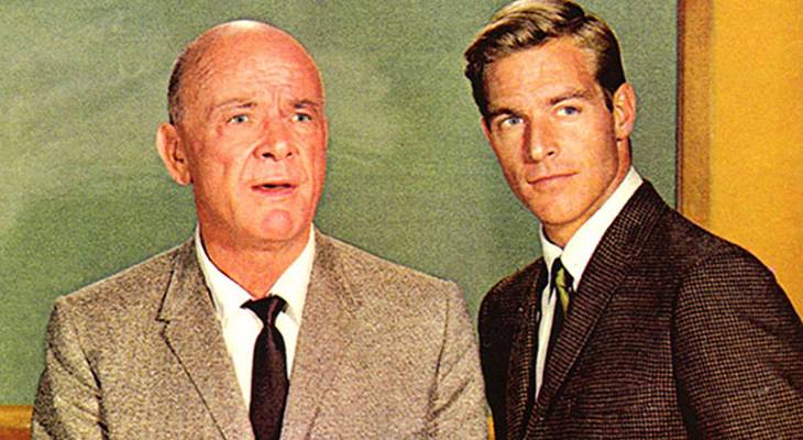 dean jagger 1960s, james franciscus 1960s, 1960s television series, mr novak series, chuck harter book, mr novak an acclaimed television series