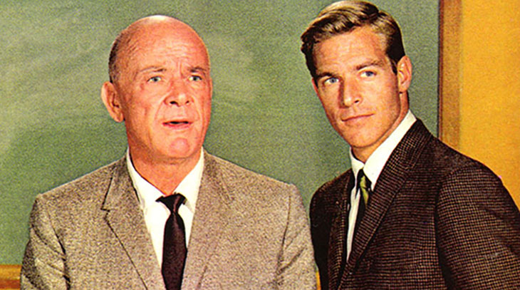 dean jagger 1960s, james franciscus 1960s, 1960s television series, mr novak series, chuck harter book, mr novak an acclaimed television series