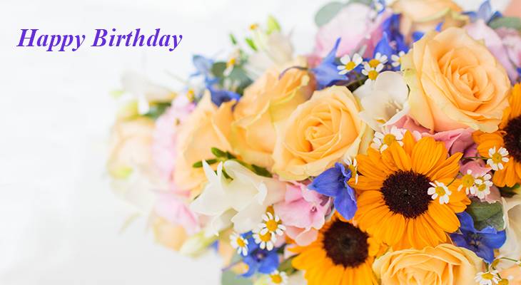 happy birthday wishes, birthday cards, birthday card pictures, famous birthdays, black eyed susans, yellow flowers, roses, blue