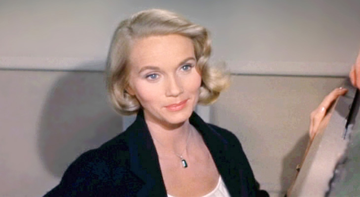 eva marie saint 1959, american actress, cary grant costar, alfred hitchcock blondes, 1950s movies, north by northwest, eva marie saint younger