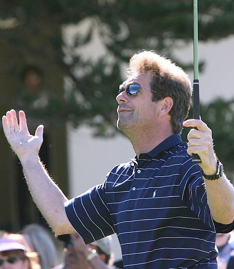 huey lewis 2006 nee hugh anthony cregg iii, huey lewis golfing, amerikaanse rockzanger, songwriter, harmonicaspeler, rockbands uit de jaren tachtig, huey lewis and the news, rockalbums uit de jaren tachtig, sportalbum, 1980s hit rock singles, i want a new drug, the heart of rock and roll, if this is it, walking on a thin line, huey lewis middelbare leeftijd, the power of love, back in time, while were young, geboren 5 juli 1950, 