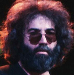 jerry garcia birthday, younger jerry garcia 1980s, the grateful dead lead guitarist, psychedelic rock musician, 1980s hit songs, touch of grey, hell in a bucket, throwing stones, 1960s