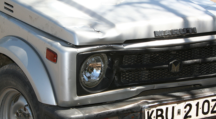 cape buffalo attack truck damage, soysambu conservancy truck damage, kenya africa