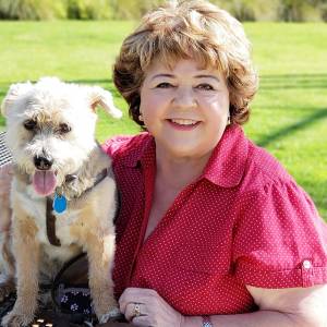 patrika darbo 2010s, actress patrika darbo, american character actress, celebrity pet lovers, famous dog lovers, pet adoption advocate, full figured actresses, patrika darbo and her dog, adopted terrier mix dog