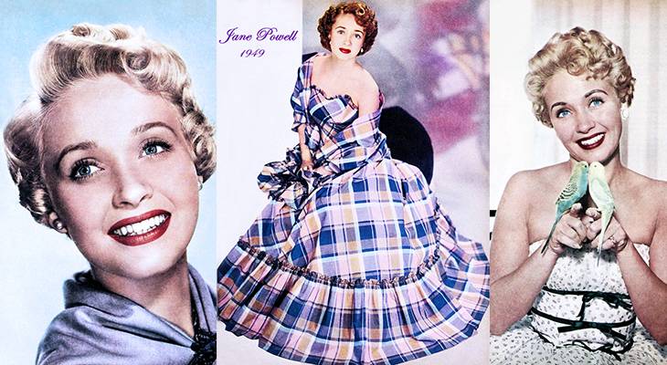 jane powell, american actress, singer, classic movies, movie musicals, seven brides for seven brothers, 1949, 1953, 1954,