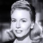 janet blair birthday, born april 23rd, american actress, movie musicals, the fabulous dorseys, classic films, my sister eileen, i love trouble, the fuller brush man, wwii pinup model
