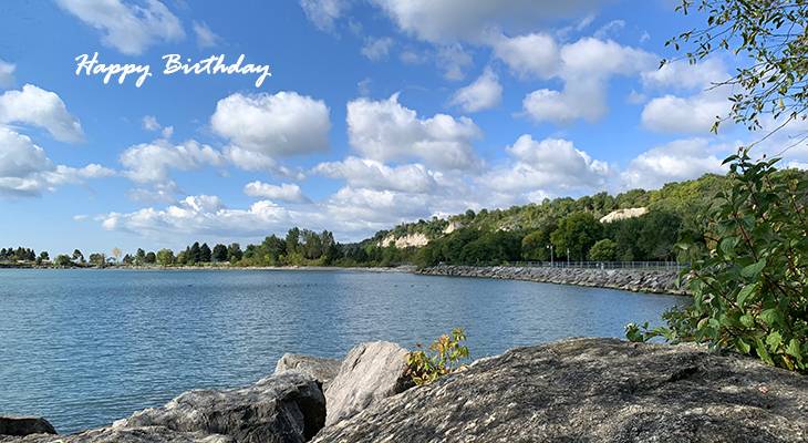 happy birthday wishes, birthday cards, birthday card pictures, famous birthdays, scarborough bluffs, lake ontario, toronto, nature scenery